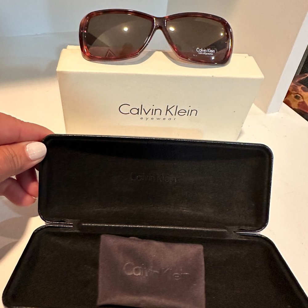 New Calvin Klein Tortoiseshell Sunglasses